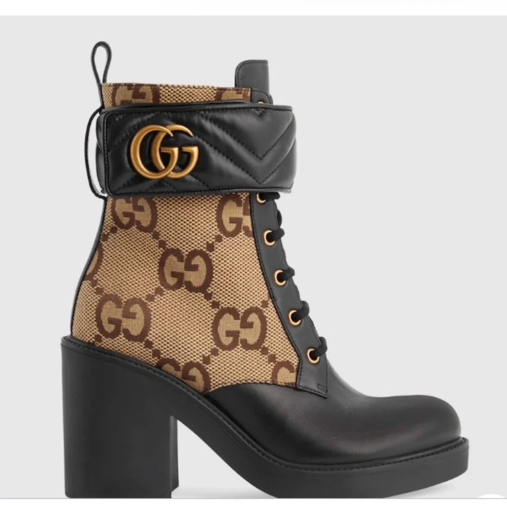 SOLD NEW Gucci Double GG Marmont Boots - Picture 3 of 12